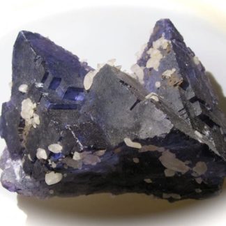 Fluorite et calcite, Elmwood Mine, Smith Co., Tennessee, USA.
