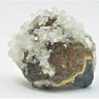 Calcite et Sidérite, carrière du Rivet, Peyrebrune, Tarn.