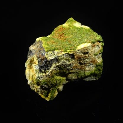 Galène, pyromorphite, hydroxyapatite, L'Argentolle, Saône-et-Loire