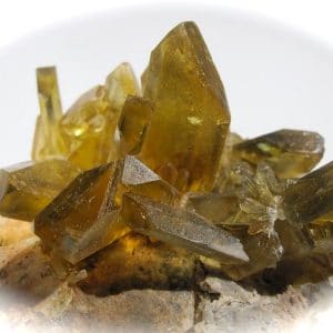 Baryte jaune d'Iglésias, Sardaigne, Italie.