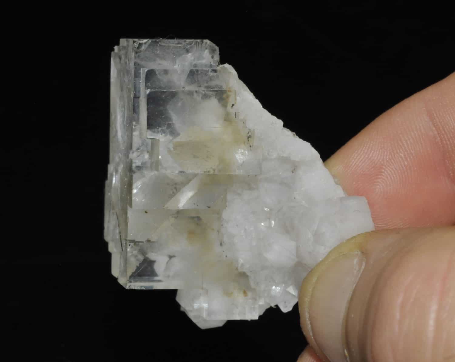 White fluorite from the Montroc mine (Tarn, France)
