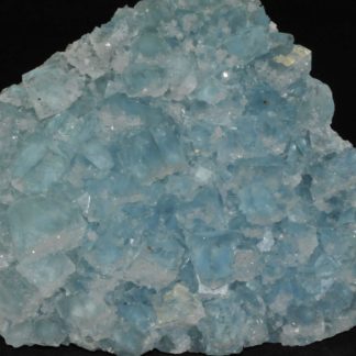 Blue fluorite from the Burc mine (at the Burg, Tarn, France)