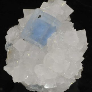 Blue fluorite from Burc (Burg, Tarn, France)