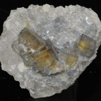 Fluorite crystals with phantoms from the mine of the Burc (Burg, Tarn, France)