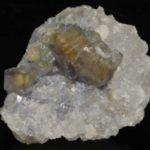 Fluorite crystals with phantoms from the mine of the Burc (Burg, Tarn, France)