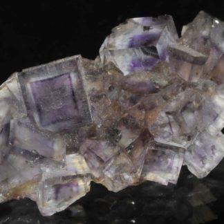 Purple fluorite with growth phantoms from Illinois (USA).
