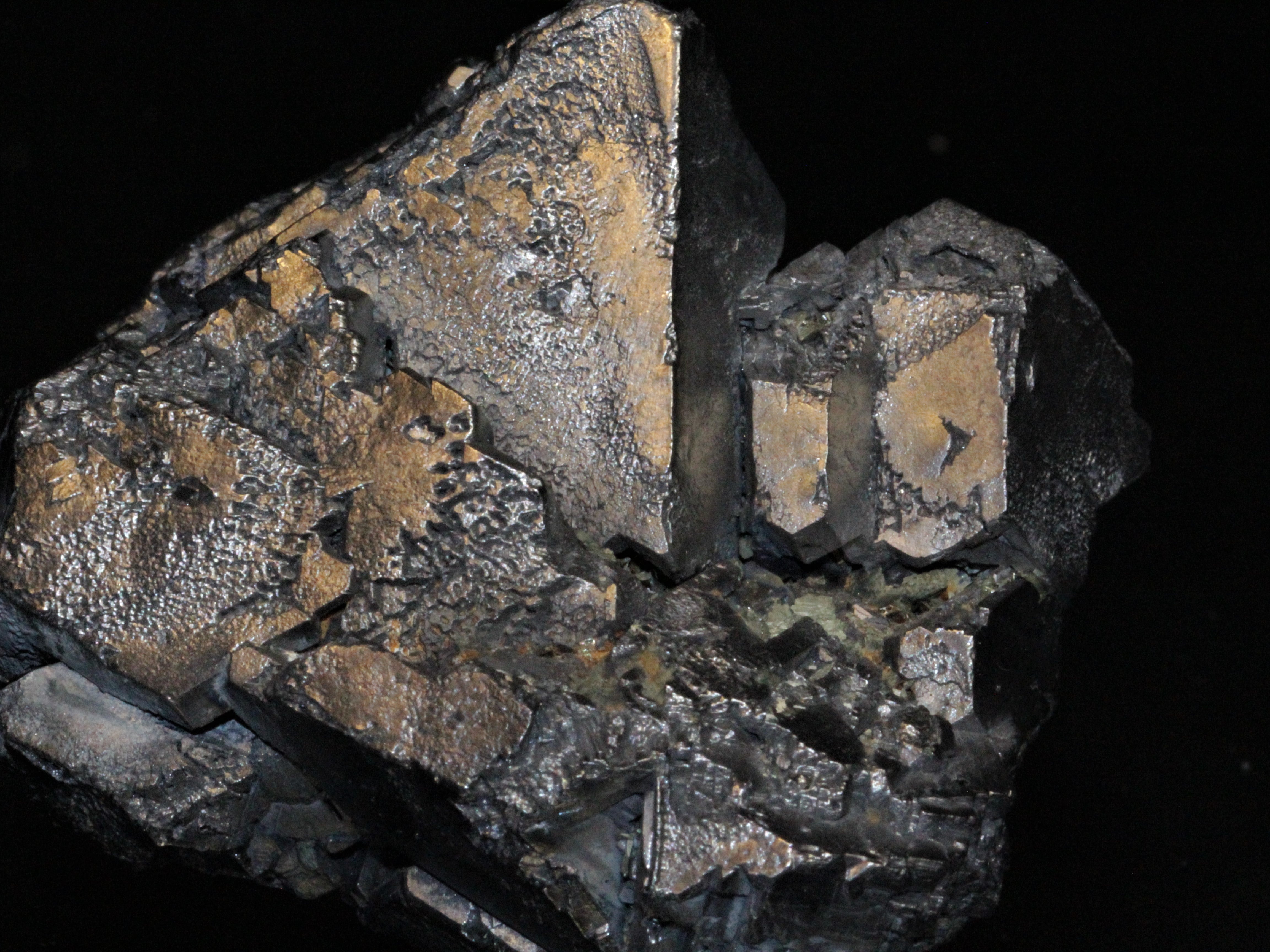 Galene Ruler Octahedral galena crystal from Joplin, Missouri, USA.
