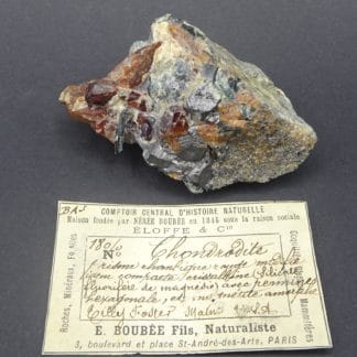 Chondrodite, Tilly Foster Mine, Maine, USA.