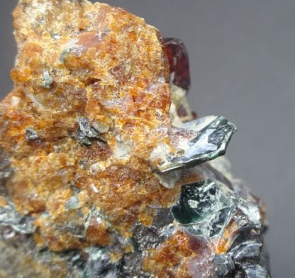 Chondrodite, Tilly Foster Mine, Maine, USA.