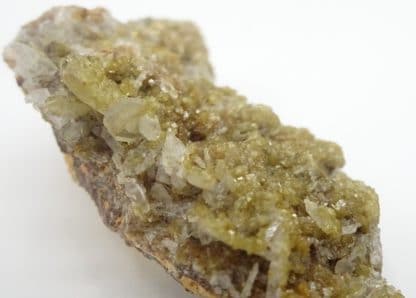 Smithsonite et Hémimorphite, Altenberg, La Calamine, Moresnet, Belgique.