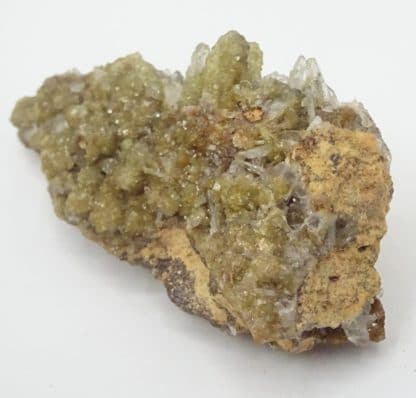 Smithsonite et Hémimorphite, Altenberg, La Calamine, Moresnet, Belgique.