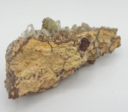 Smithsonite et Hémimorphite, Altenberg, La Calamine, Moresnet, Belgique.