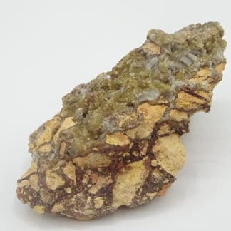 Smithsonite sur Hémimorphite, Altenberg, Moresnet, Belgique.