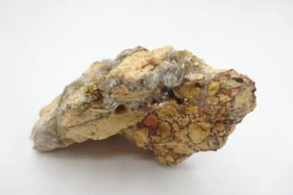 Smithsonite sur Hémimorphite, Altenberg, Moresnet, Belgique.