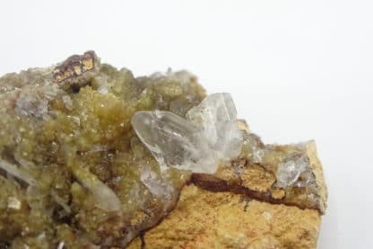 Hémimorphite et Smithsonite, Altenberg, La Calamine, Moresnet, Belgique.