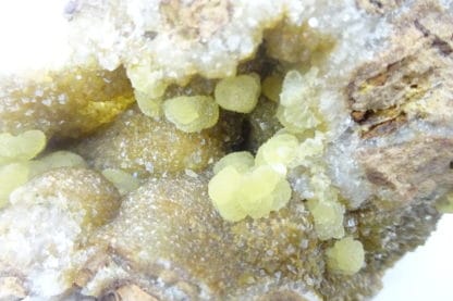 Smithsonite sur smithsonite, Altenberg, La Calamine (Kelmis), Belgique.