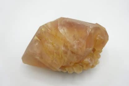 Calcite miel, carrière de la Sambre, Landelies, Hainaut, Belgique.