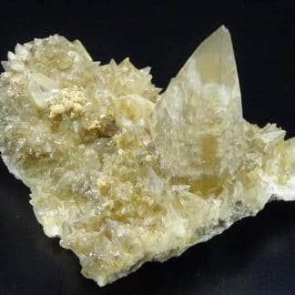 Calcite en scalénoèdres, Loverval, Couillet, Belgique.