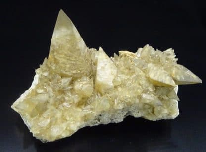 Calcite en scalénoèdres, Loverval, Couillet, Belgique.