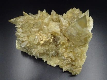 Calcite en scalénoèdres, Loverval, Couillet, Belgique.