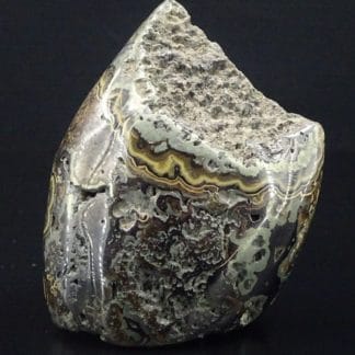 Sphalérite, Galène et Marcassite (schalenblende), Lontzen, Belgique.