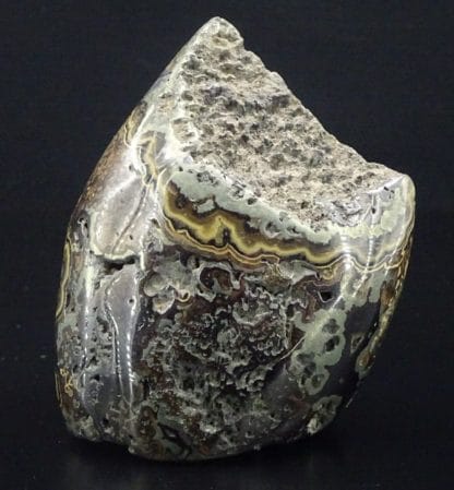 Sphalérite, Galène et Marcassite (schalenblende), Lontzen, Belgique.