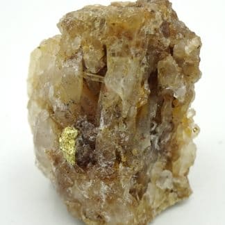 Or natif sur quartz, La Gardette, Villard-Notre-Dame, Isère.