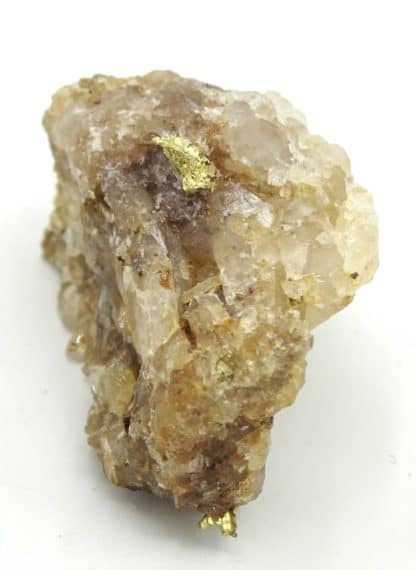 Or natif sur quartz, La Gardette, Villard-Notre-Dame, Isère.