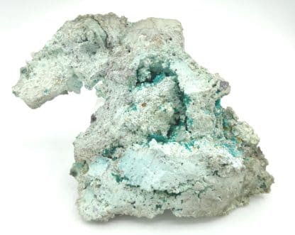 Dioptase, wulfénite et cerusite, Mammoth-Saint Anthony Mine, USA.