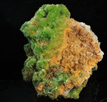 Pyromorphite aciculaire, Saint-Salvy, Tarn.