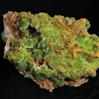 Pyromorphite aciculaire, Saint-Salvy, Tarn.