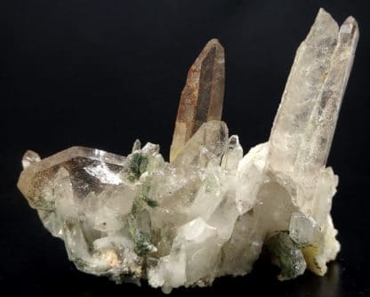 Quartz et chlorite, carrière de Bierghes, Brabant-Wallon, Belgique.