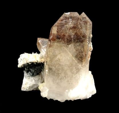 Quartz, chlorite, carrière de Bierghes, Brabant-Wallon, Belgique.