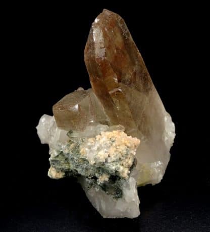 Quartz, chlorite, carrière de Bierghes, Brabant-Wallon, Belgique.