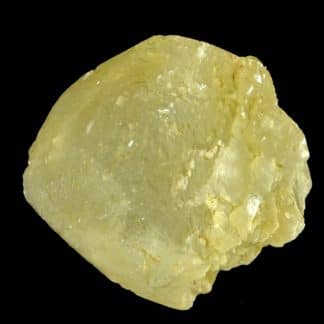 Calcite jaune, carrière de Leffe, Dinant, Belgique.