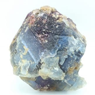 Fluorite bicolore, carrière du Boltry, Seilles, Belgique.