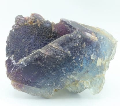 Fluorite bicolore, carrière du Boltry, Seilles, Belgique.