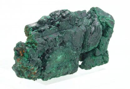 Cristal d'azurite pseudomorphosée en malachite, Maroc.