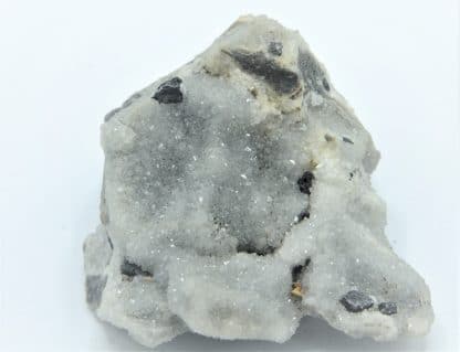 Sphalérite et Galène sur Quartz, Mine de Plombières , Bleyberg, Belgique.