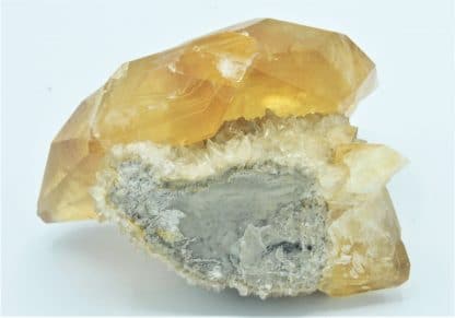 Calcite, Carrière de Biesmérée, Namur, Province de Namur, Belgique.