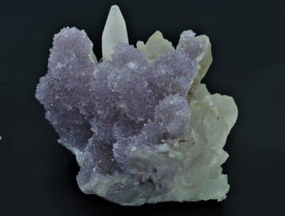 Quartz Améthyste et Calcite, Brésil.