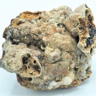 Sphalérite (blende) et pseudomorphose de Smithsonite, Vaulnaveys, Isère.