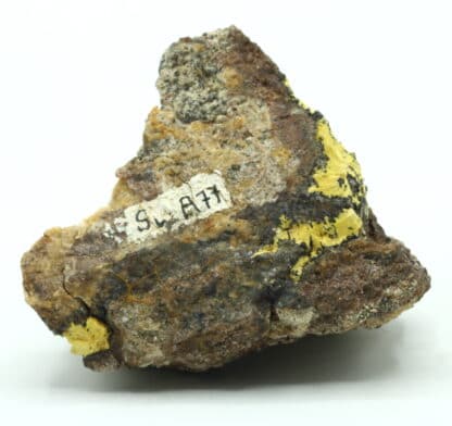 Boltwoodite, mine de Rössing, Arandis, Erongo, Namibie.