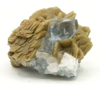 Fluorite et sidérite de Peyrebrune (Tarn)