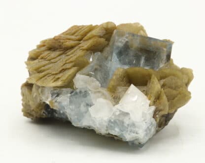 Fluorite et sidérite de Peyrebrune (Tarn)