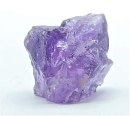 Fluorite violette fondue, carrière du Boltry, Seilles, Belgique.