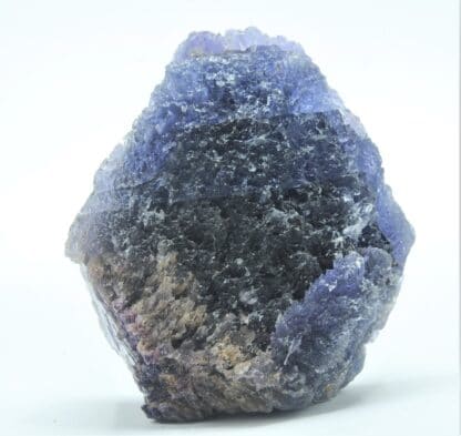 Fluorite (Fluorine) bleue à violette, carrière du Boltry, Seilles, Belgique.