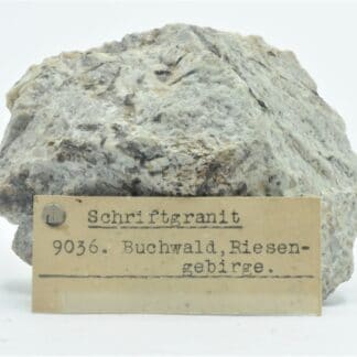 Pegmatite, Buchwald, Riesengebirge (Monts des Géants), Allemagne.