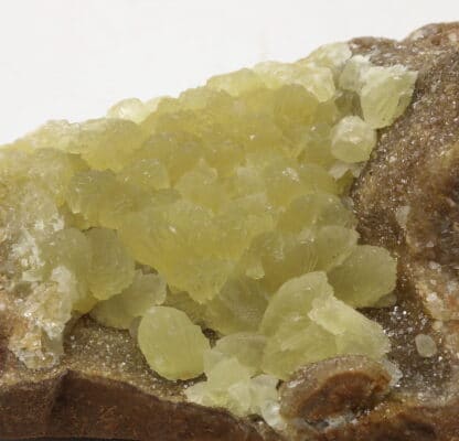 Smithsonite sur smithsonite, Altenberg, La Calamine (Kelmis), Belgique.