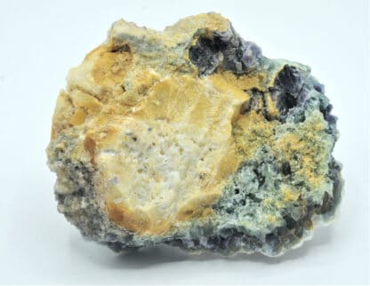 Quartz et Fluorite (Fluorine), Mine de La Barre, Puy-de-Dôme, Auvergne.